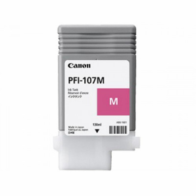 Картридж PFI107 M (130 ml) для плоттера Canon IPF770/670