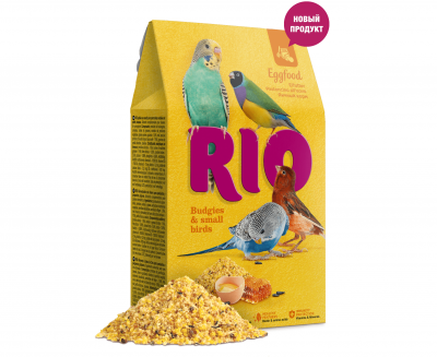 Rio яичный корм для волнистых попугайчиков и мелких птиц 250гр