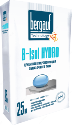 Цементная гидроизоляция обмазочного типа B Isol Hydro ( обмазочная гидроизоляция )