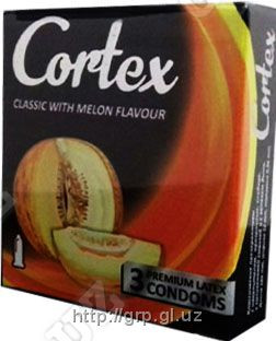 Презервативы CORTEX классические с запахом дыни