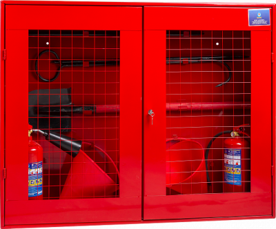 Шкафы внутренние для пожарного рукава и огнетушителя