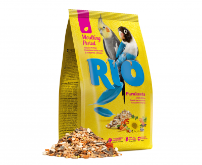 Rio корм для средних попугаев в период линьки 1кг