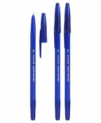 Ручка шариковая "Тонкая линия письма" синий стержень 0,7  на масляной основе У