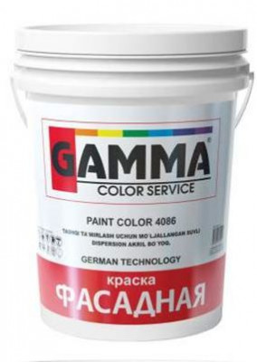 Водоэмульсионная краска Фасадная "GAMMA COLOR"