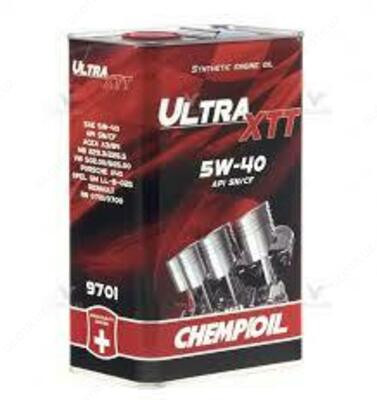 Моторное масло Chempioil_CH Ultra XTT 5W40 SM/CF_ (metal) 4 л