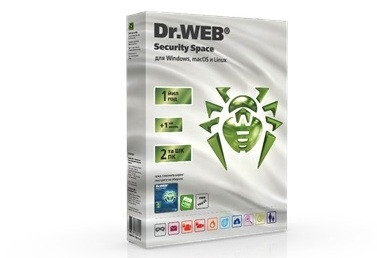 Dr.web Security Space 2 ПК/1 год