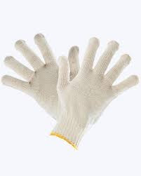 Защитные перчатки х/б без ПВХ напыления