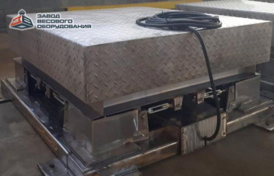 Весы платформенные электронные из нержавеющей стали ВП-П 3000 кг (3 тонны)