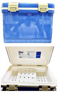 Охлаждающая термоконтейнер сумка коробка для транспортировки вакцины и других медицинских препаратов 12л