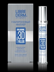 Librederm гиалуроновый 3d филлер ночной крем для лица 30 мл