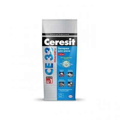 Затирка цветная для швов Ceresit CE33  2 кг