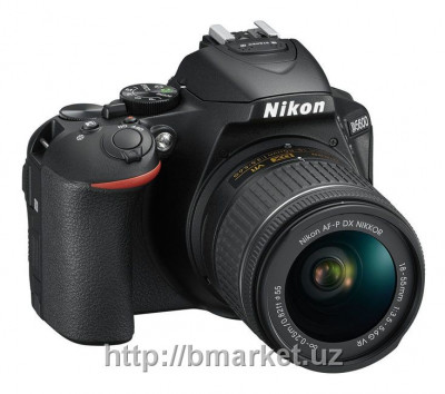Зеркальная камера Nikon D5600 kit 18-55mm VR AF-P черный