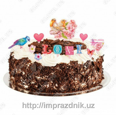 Набор для украшения торта "Для тебя"